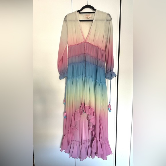 Rococo Sand Dresses & Skirts - Rococo Sand Rainbow Maxi long Sleeved Dress